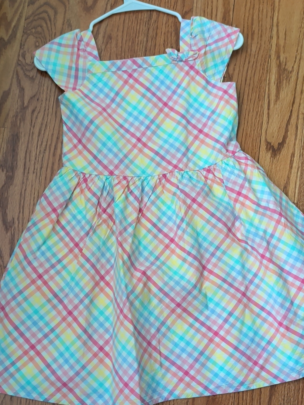 Gymboree Pastel Plaid Sundress in Pink, Yellow, Blue
